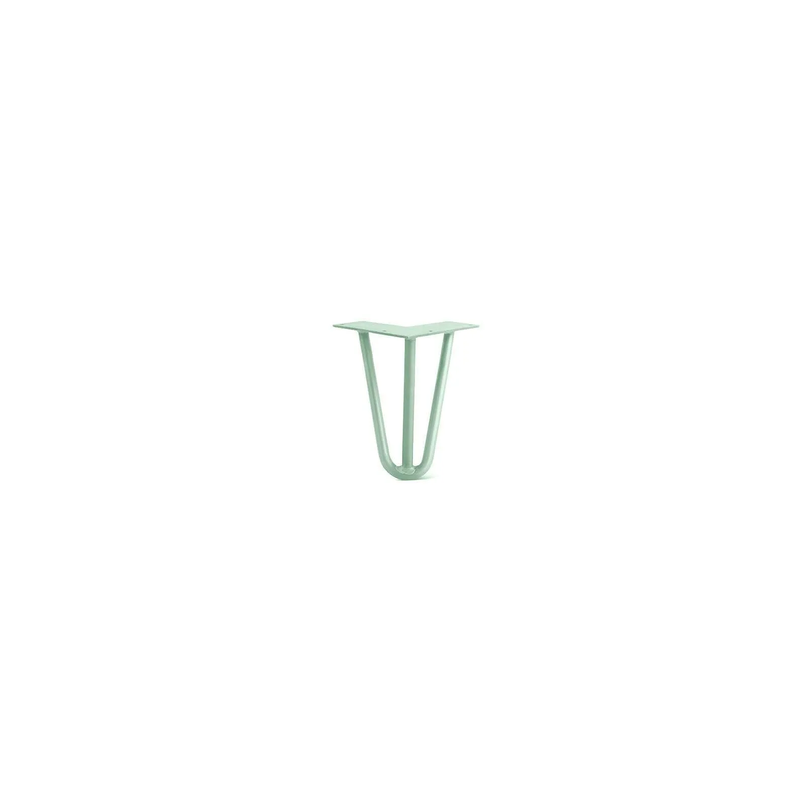 Hairpin Leg (Sold Separately), 3-Rod Design - Mint Powder Coated Finish