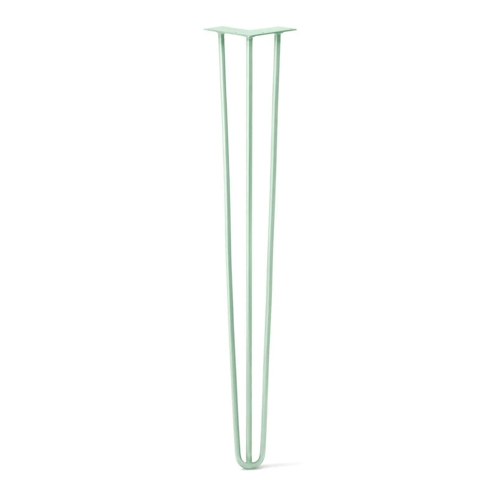 Hairpin Leg (Sold Separately), 3-Rod Design - Mint Powder Coated Finish