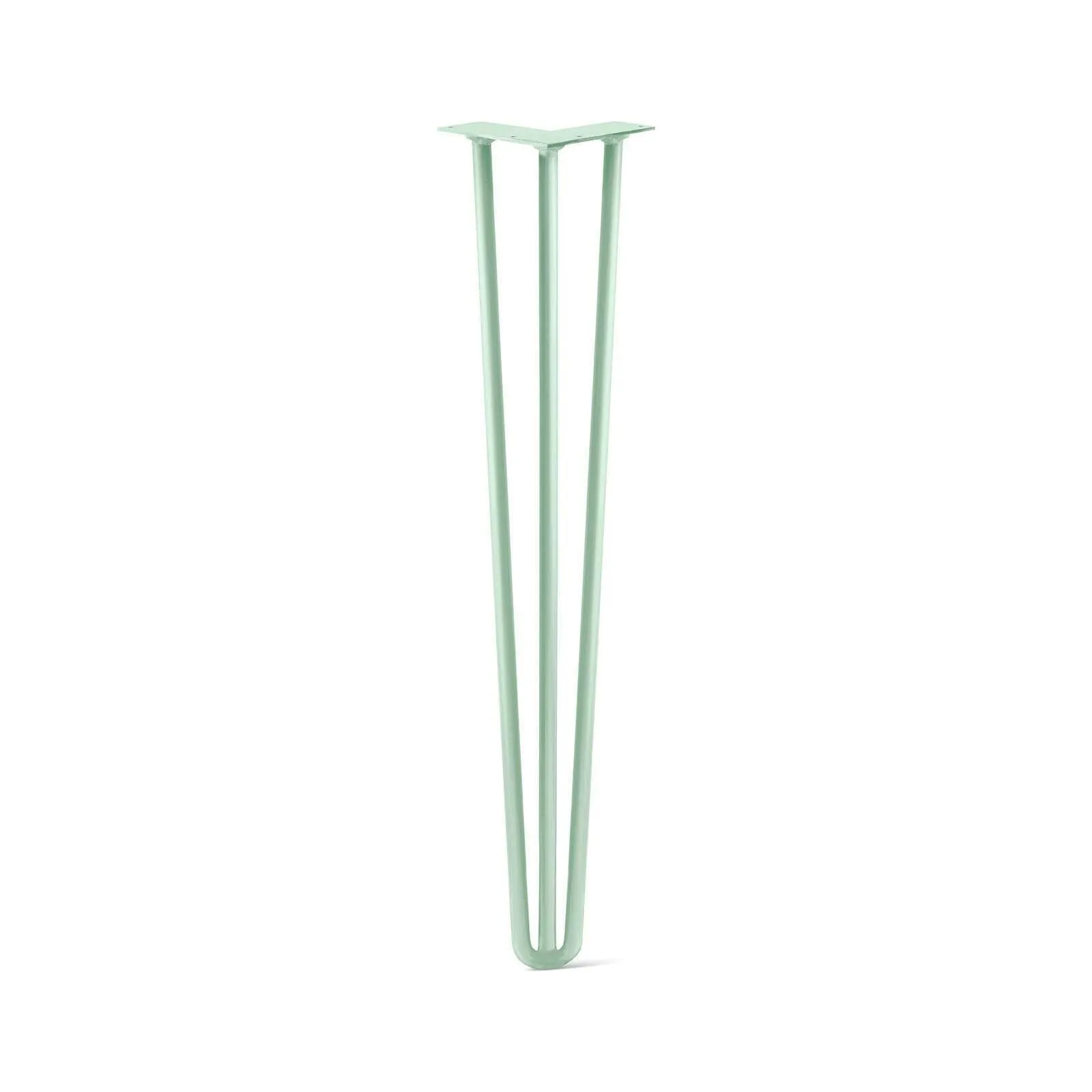 Hairpin Leg (Sold Separately), 3-Rod Design - Mint Powder Coated Finish
