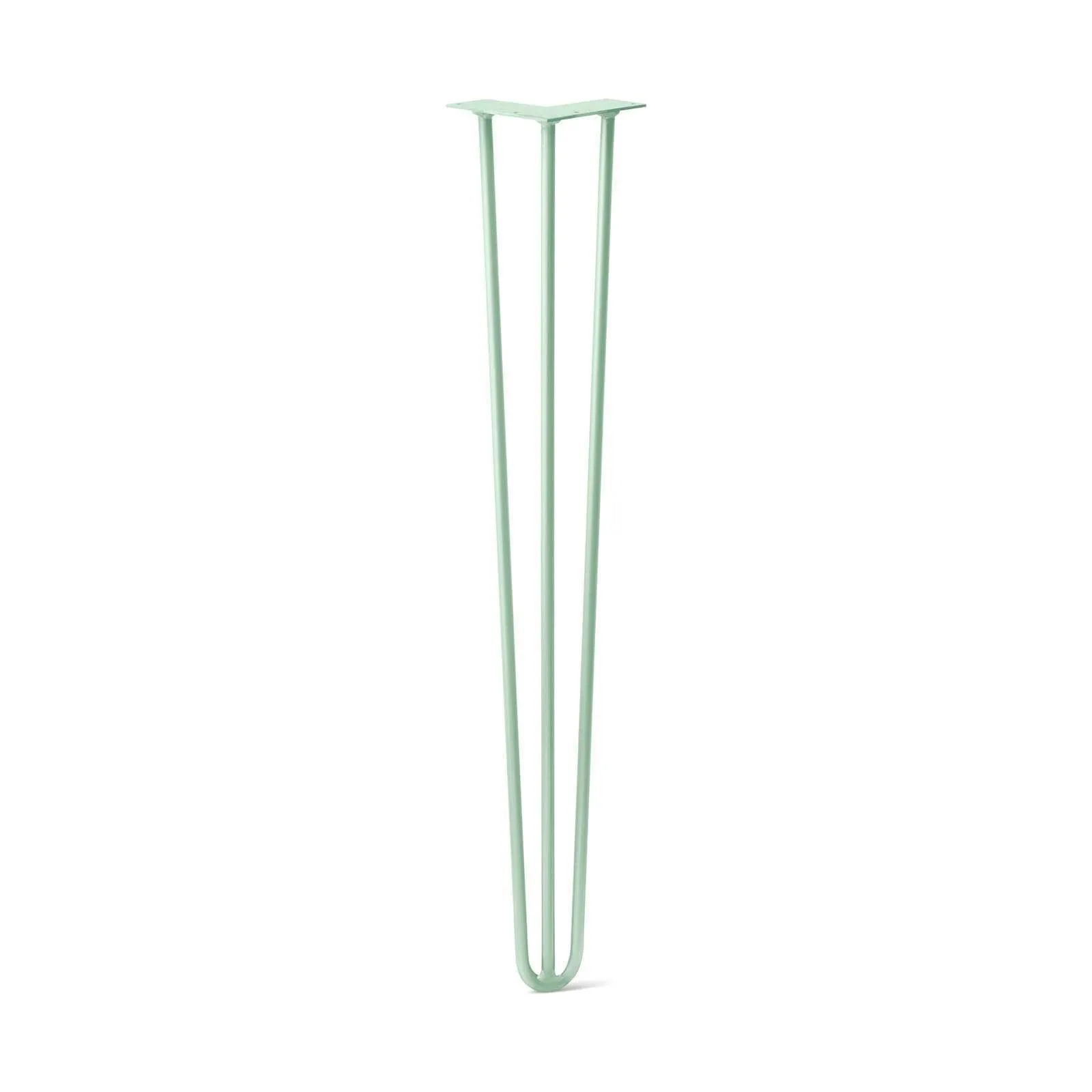 Hairpin Leg (Sold Separately), 3-Rod Design - Mint Powder Coated Finish