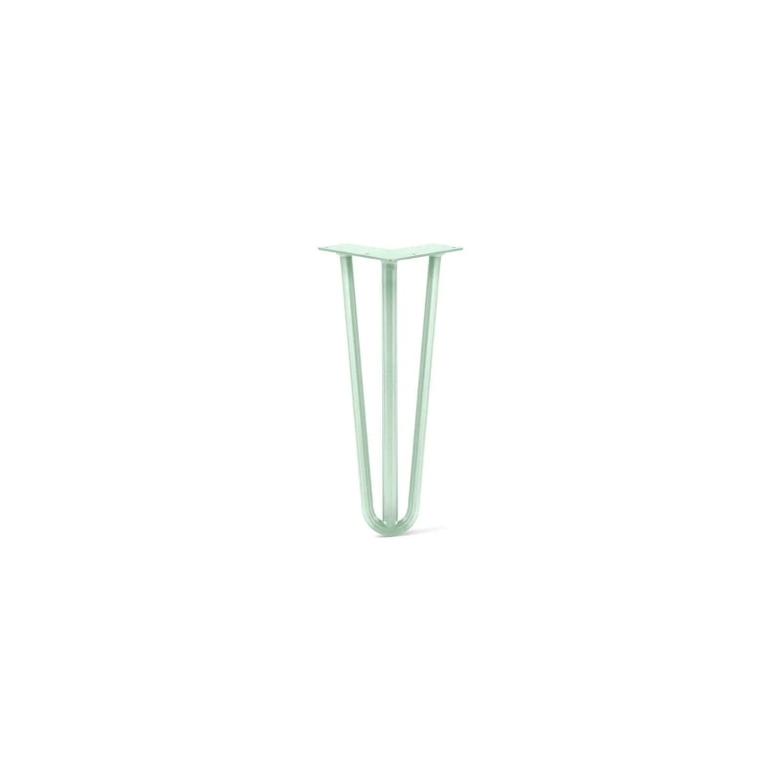 Hairpin Leg (Sold Separately), 3-Rod Design - Mint Powder Coated Finish