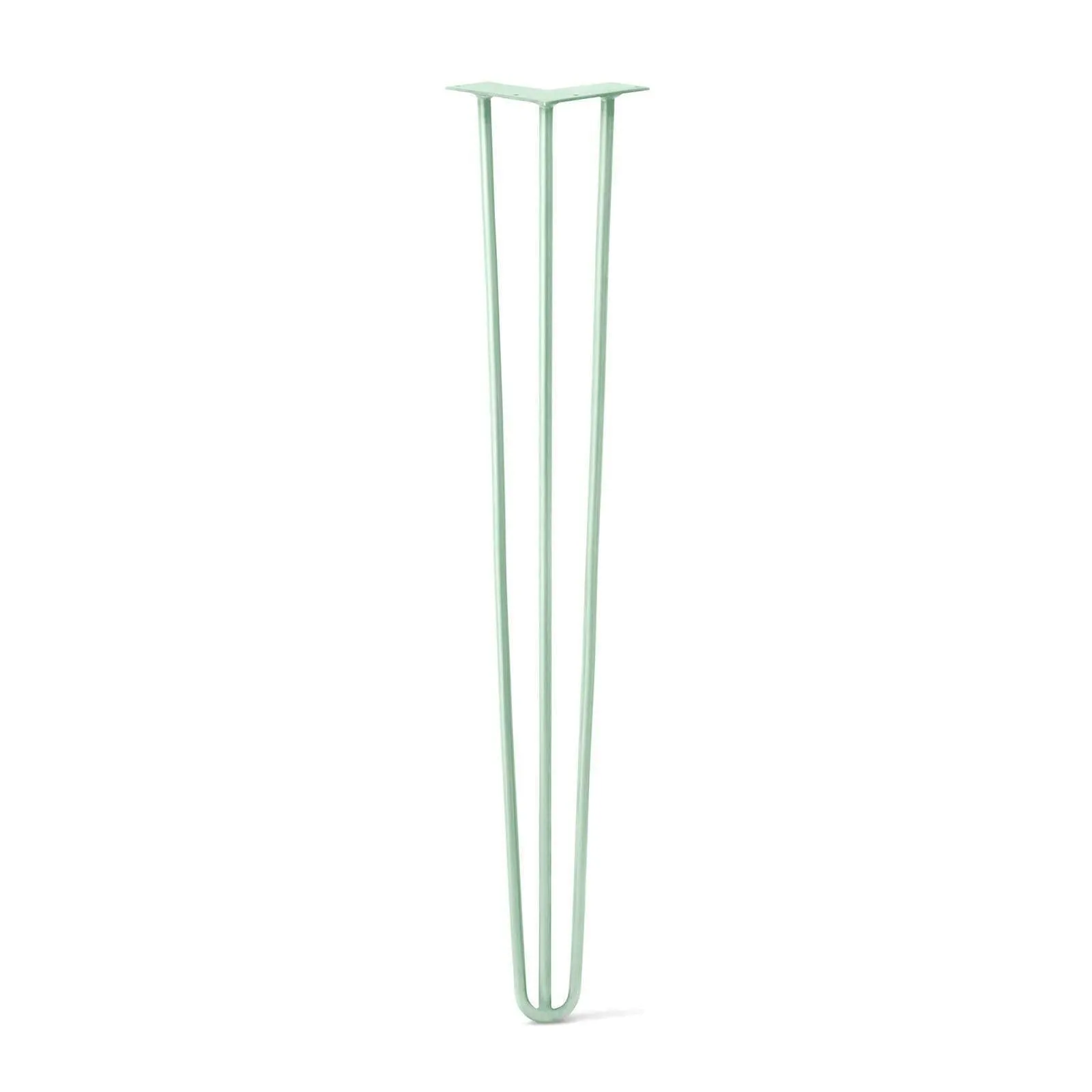 Hairpin Leg (Sold Separately), 3-Rod Design - Mint Powder Coated Finish