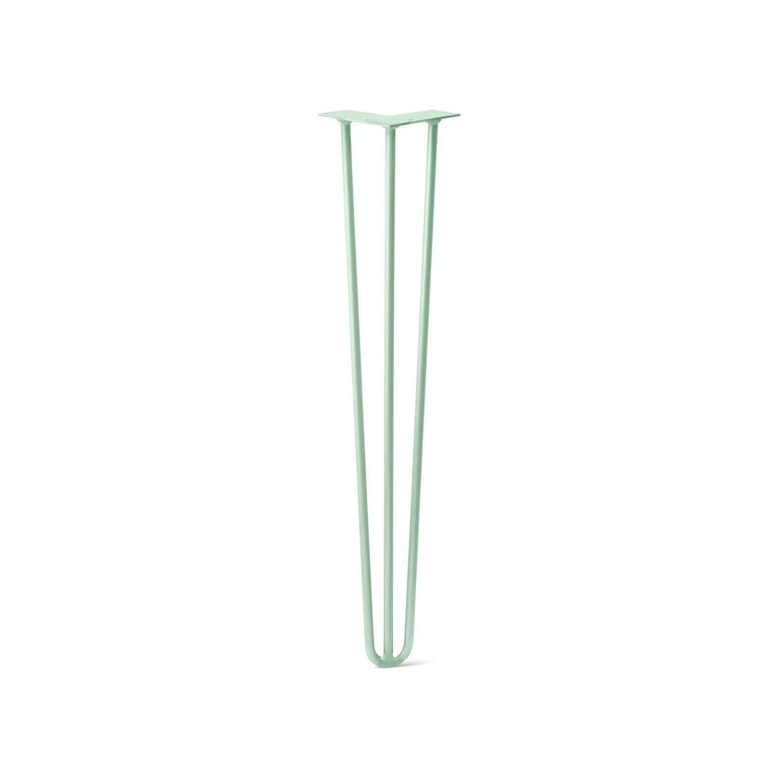 Hairpin Leg (Sold Separately), 3-Rod Design - Mint Powder Coated Finish
