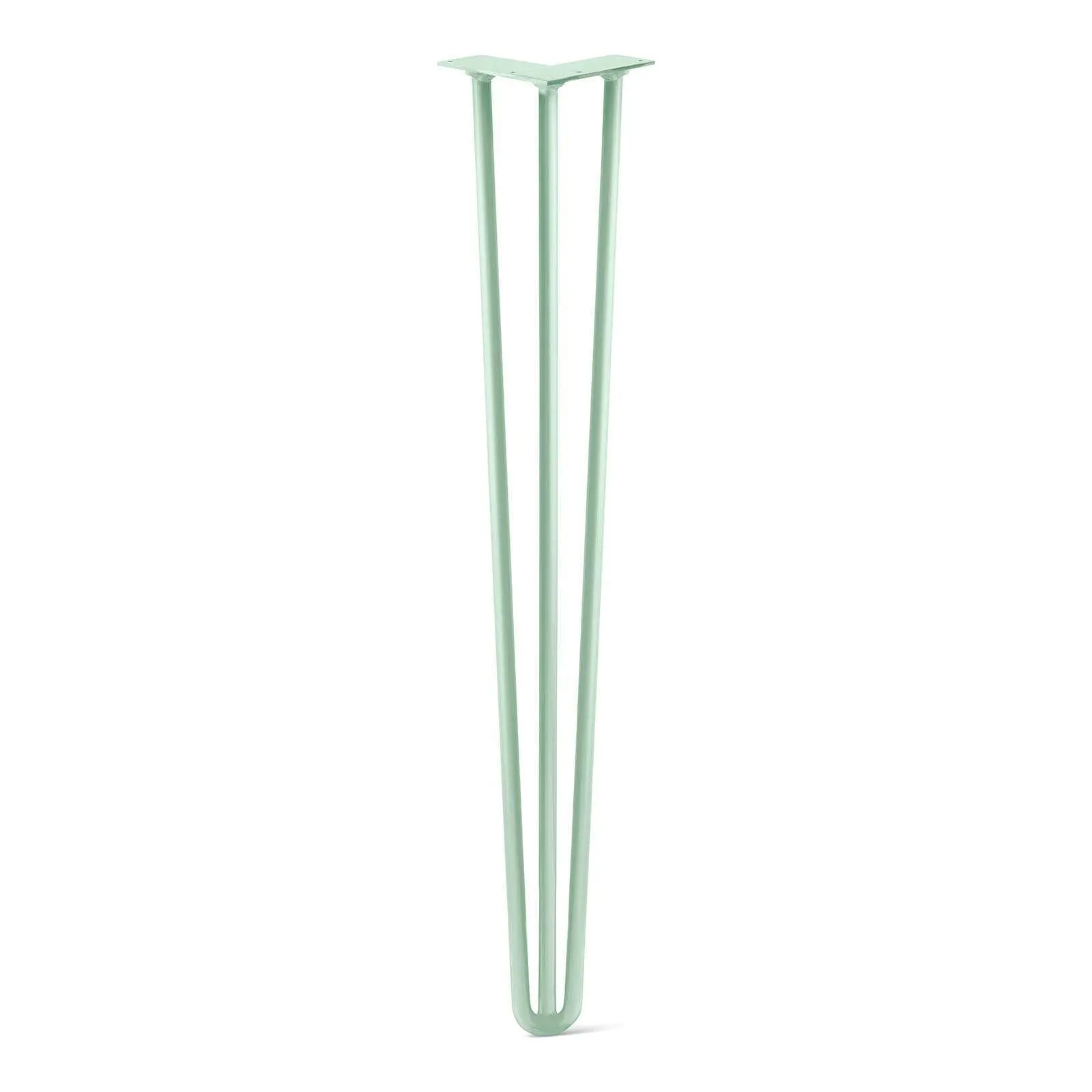 Hairpin Leg (Sold Separately), 3-Rod Design - Mint Powder Coated Finish