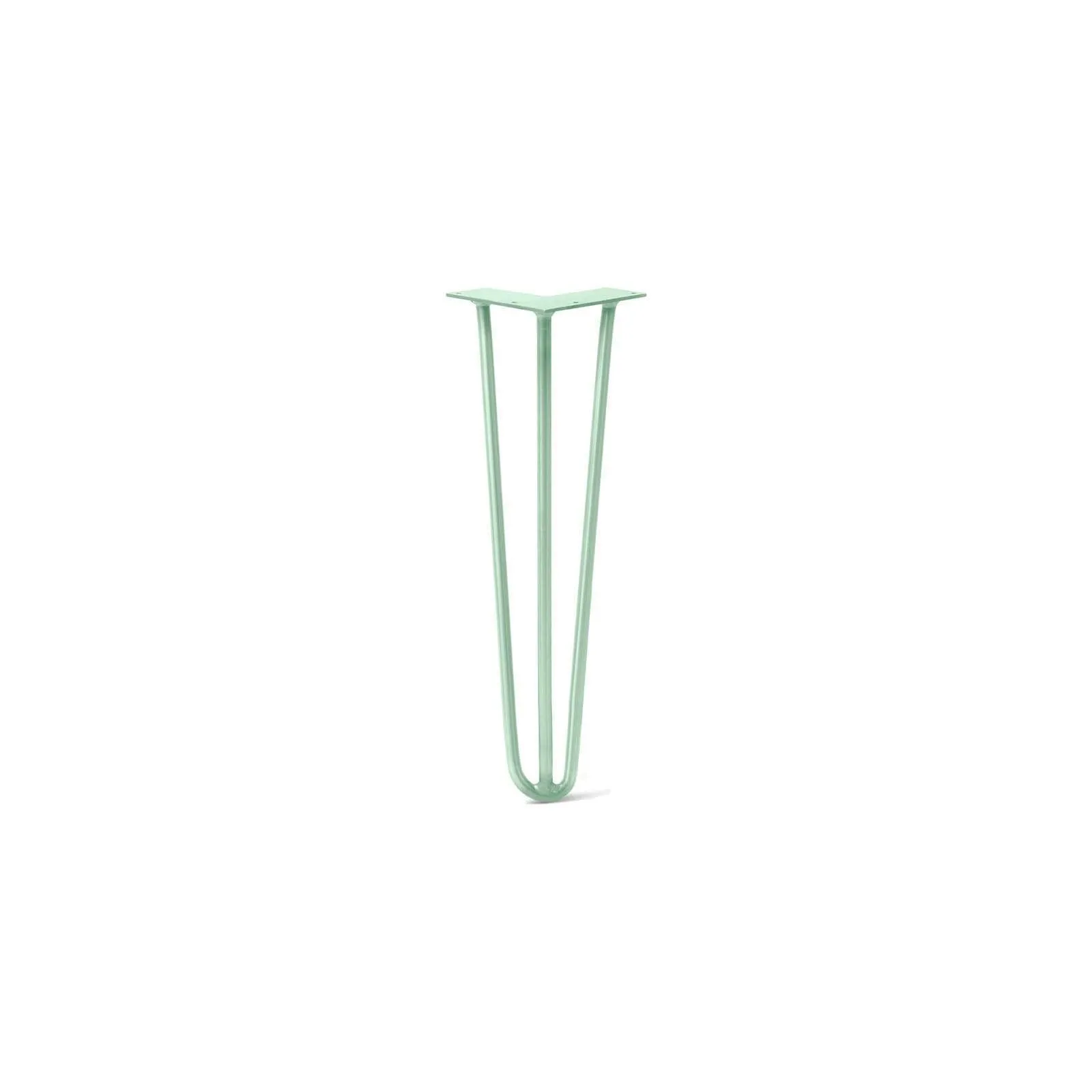 Hairpin Leg (Sold Separately), 3-Rod Design - Mint Powder Coated Finish