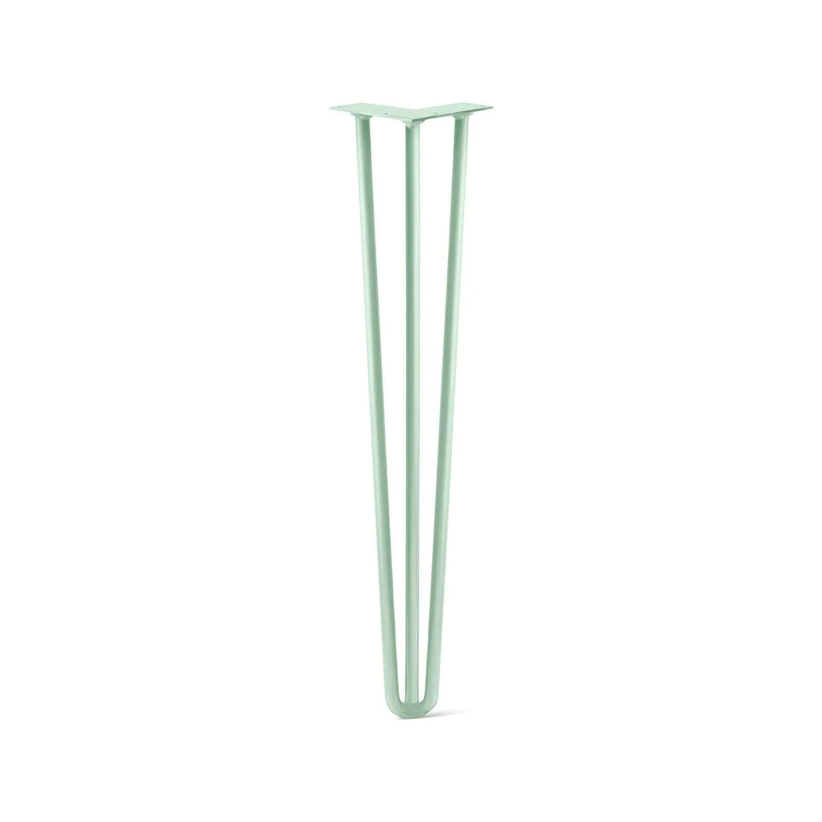 Hairpin Leg (Sold Separately), 3-Rod Design - Mint Powder Coated Finish