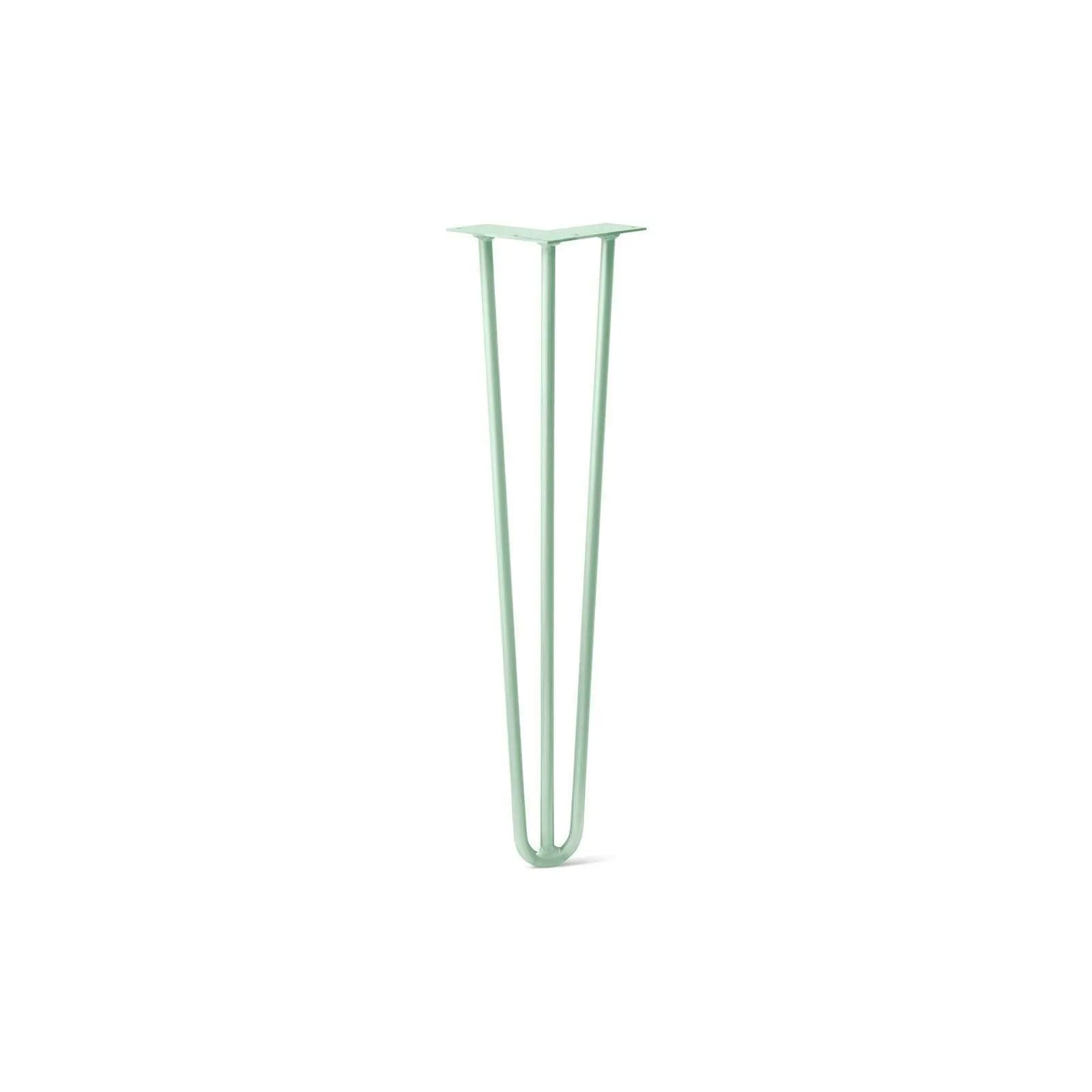 Hairpin Leg (Sold Separately), 3-Rod Design - Mint Powder Coated Finish