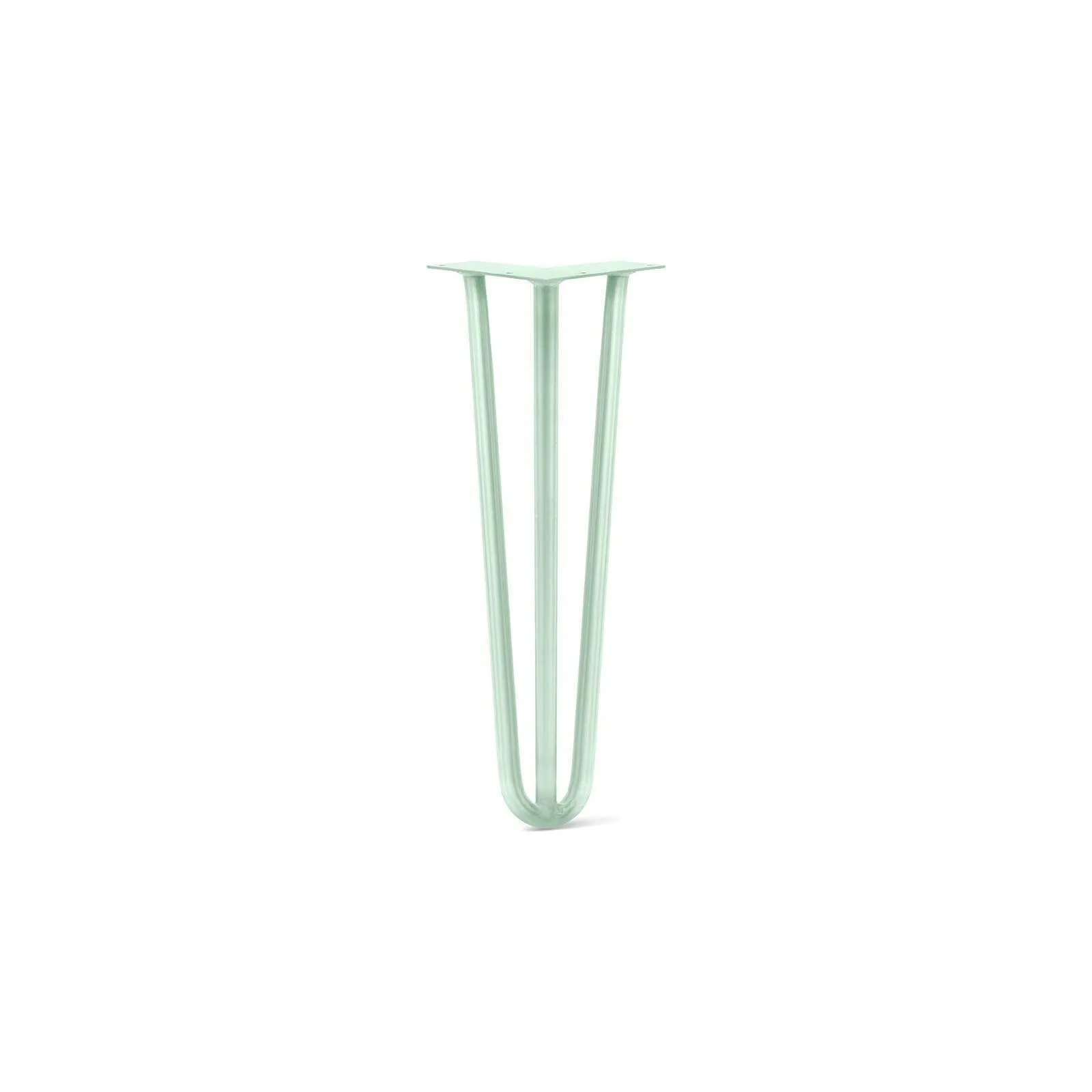 Hairpin Leg (Sold Separately), 3-Rod Design - Mint Powder Coated Finish