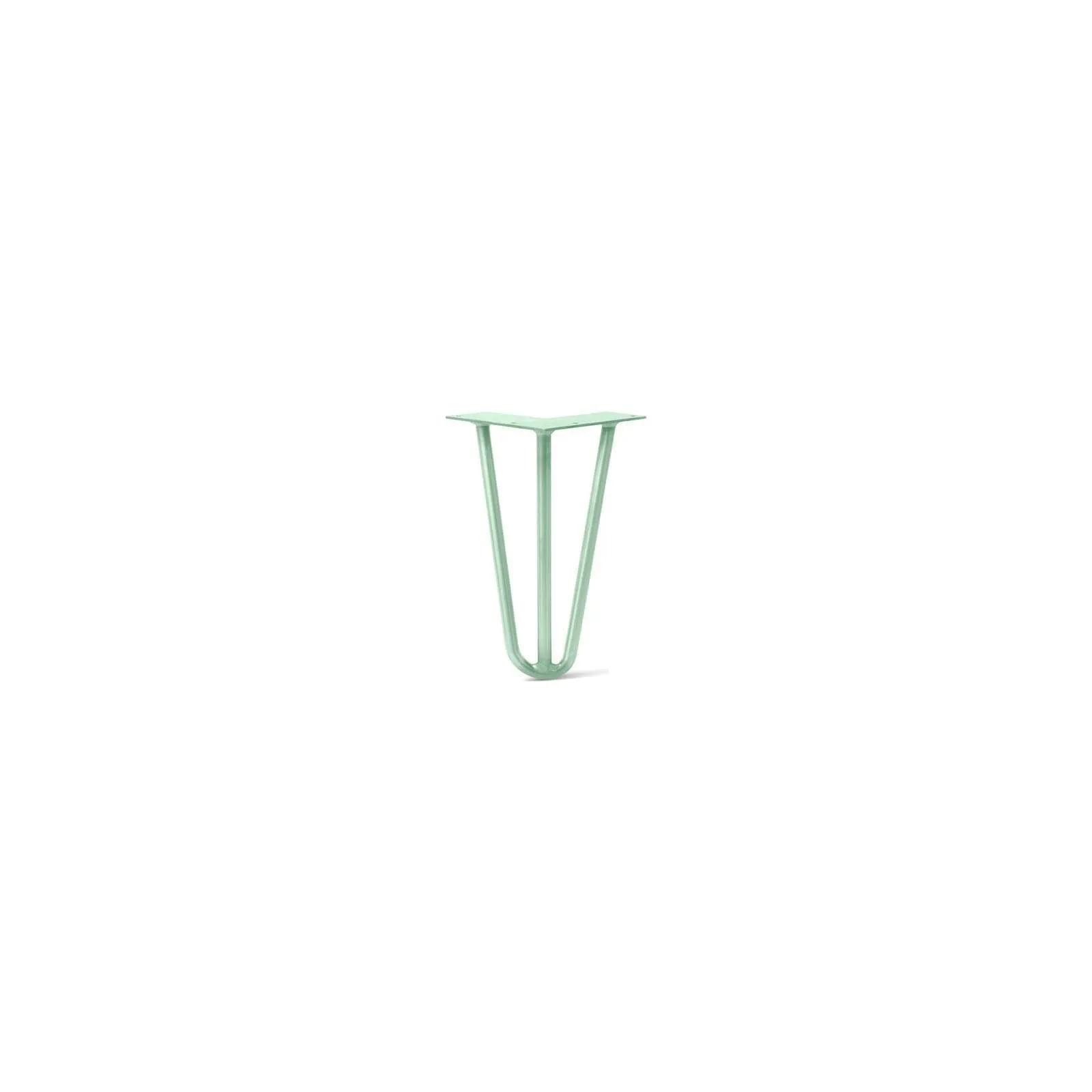 Hairpin Leg (Sold Separately), 3-Rod Design - Mint Powder Coated Finish