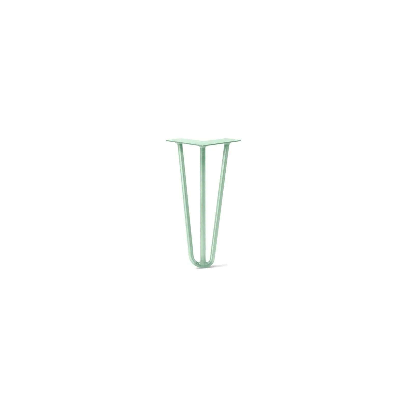 Hairpin Leg (Sold Separately), 3-Rod Design - Mint Powder Coated Finish