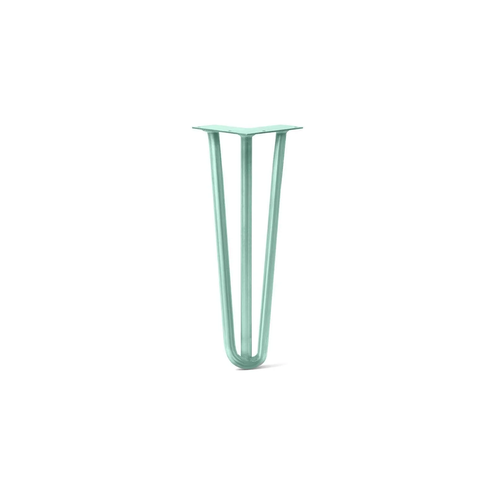 Hairpin Leg (Sold Separately), 3-Rod Design - Turquoise Powder Coated Finish