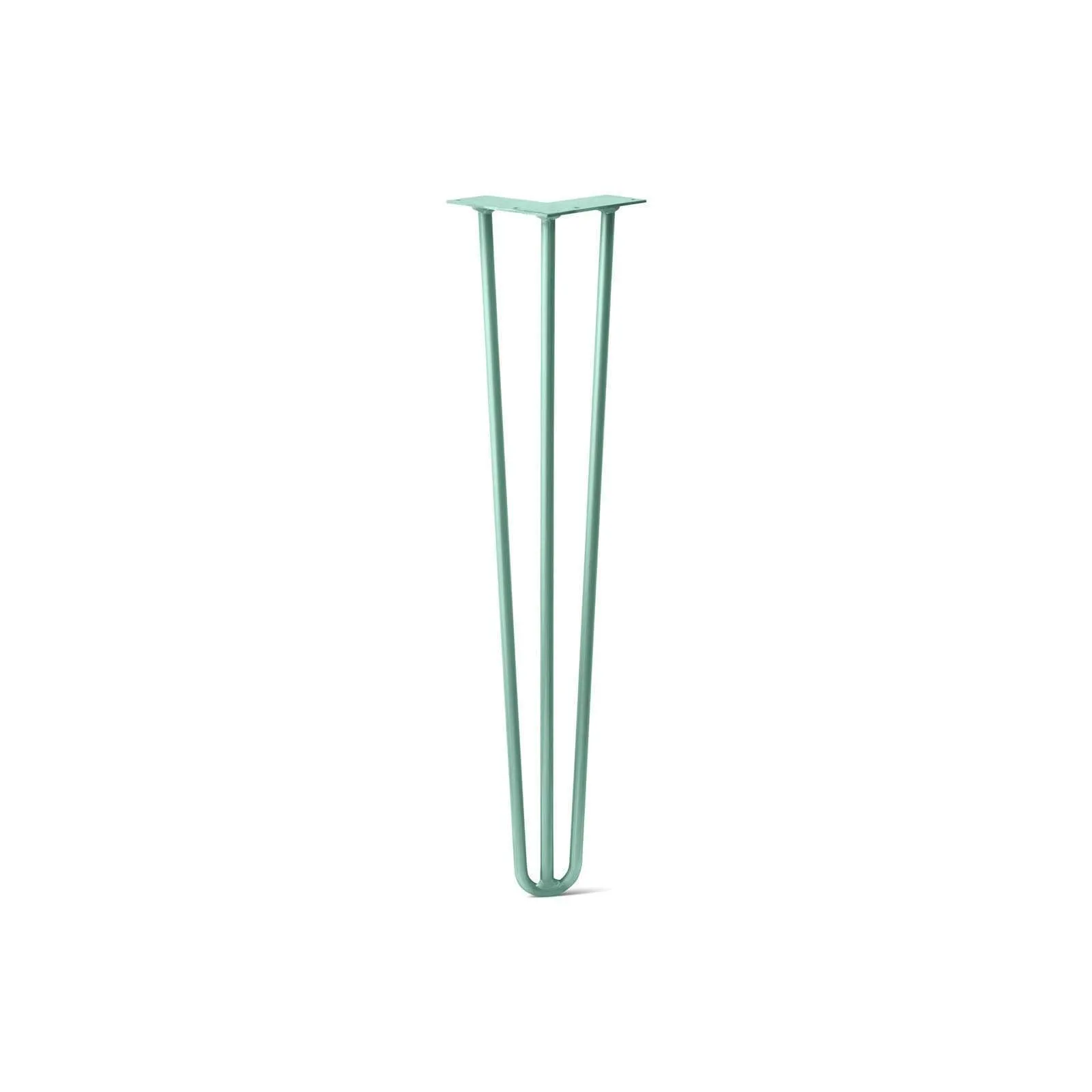 Hairpin Leg (Sold Separately), 3-Rod Design - Turquoise Powder Coated Finish