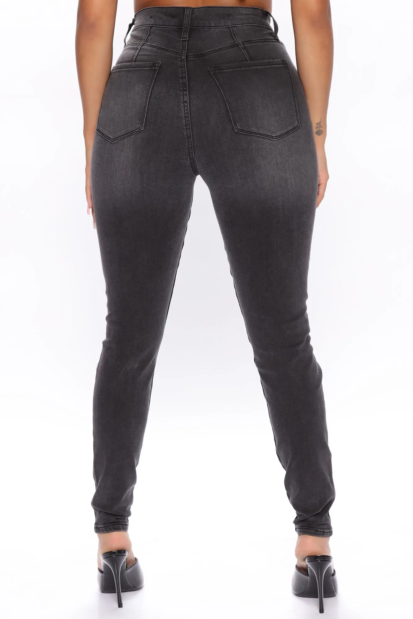 KittenAlarm - Our Favorite High Rise Skinny Jeans - Grey