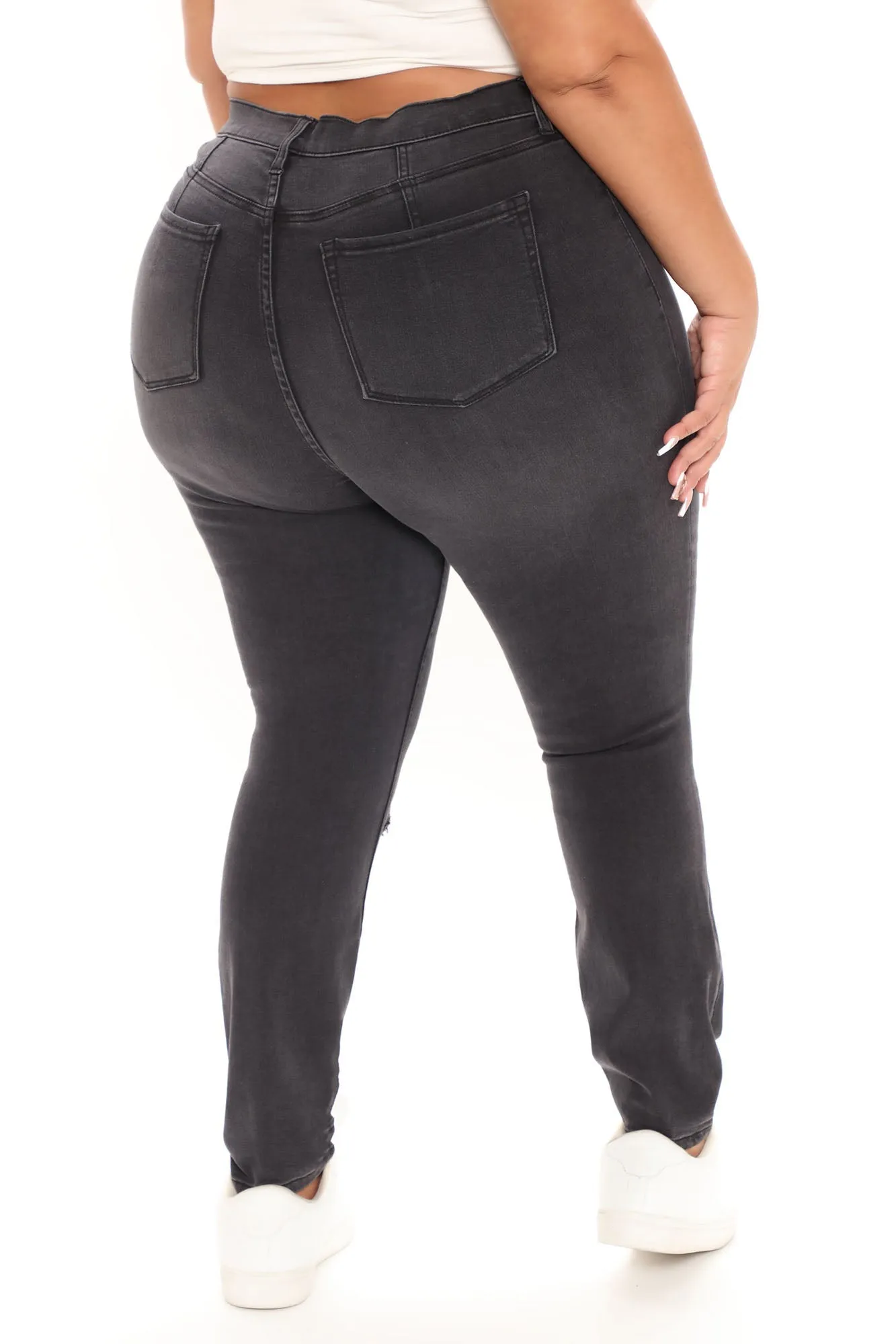KittenAlarm - Our Favorite High Rise Skinny Jeans - Grey