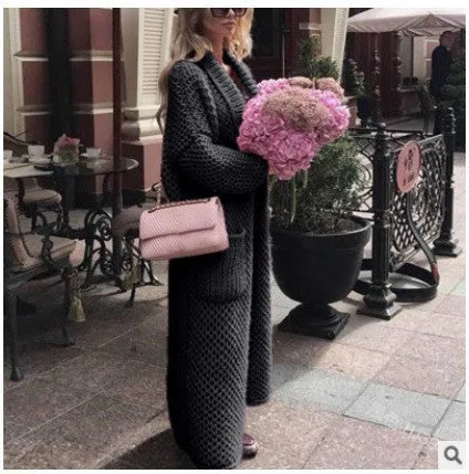 Long Sleeve Thick Solid Color Oversize Jacket Outerwear