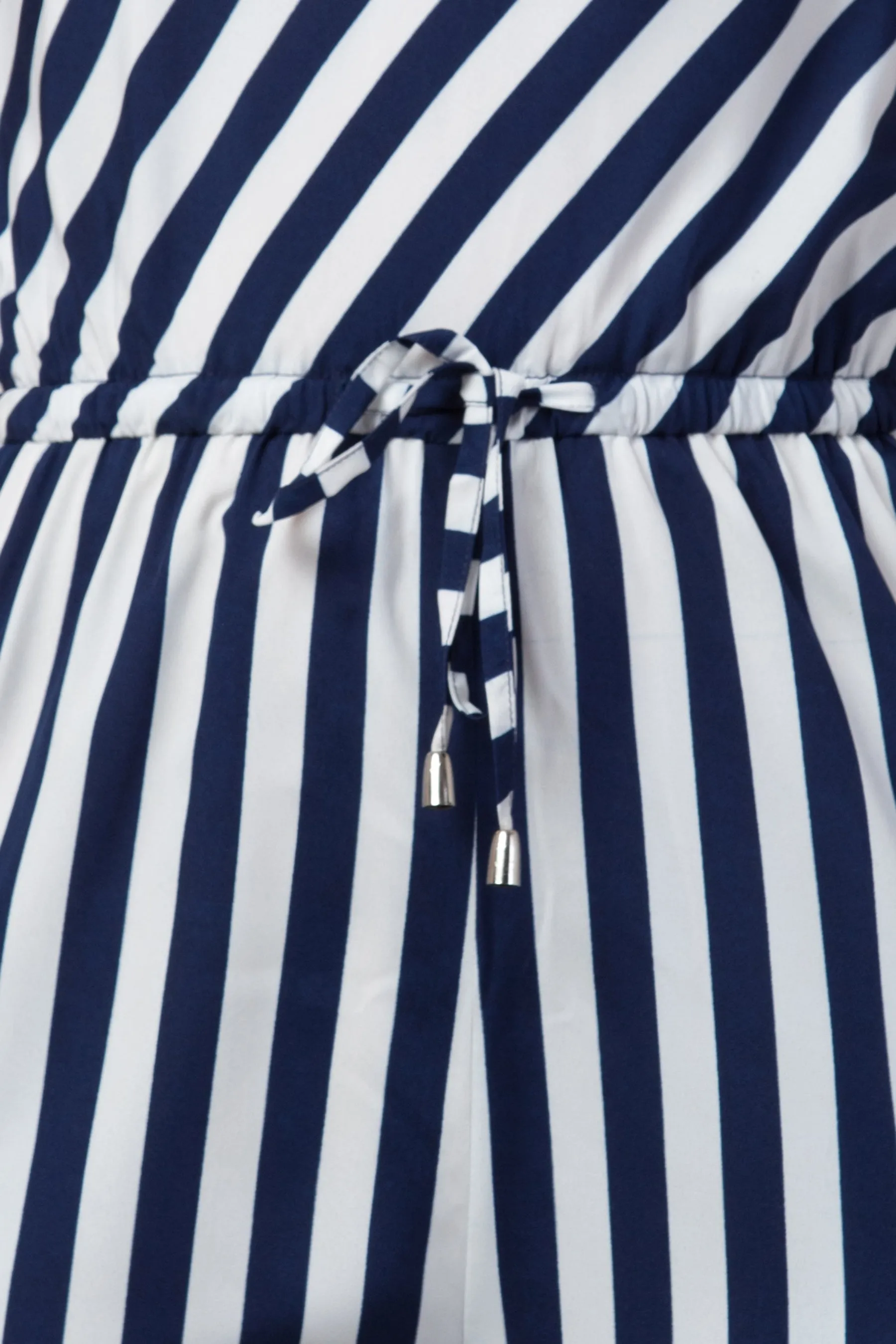 Navy Striped Jumpsuit