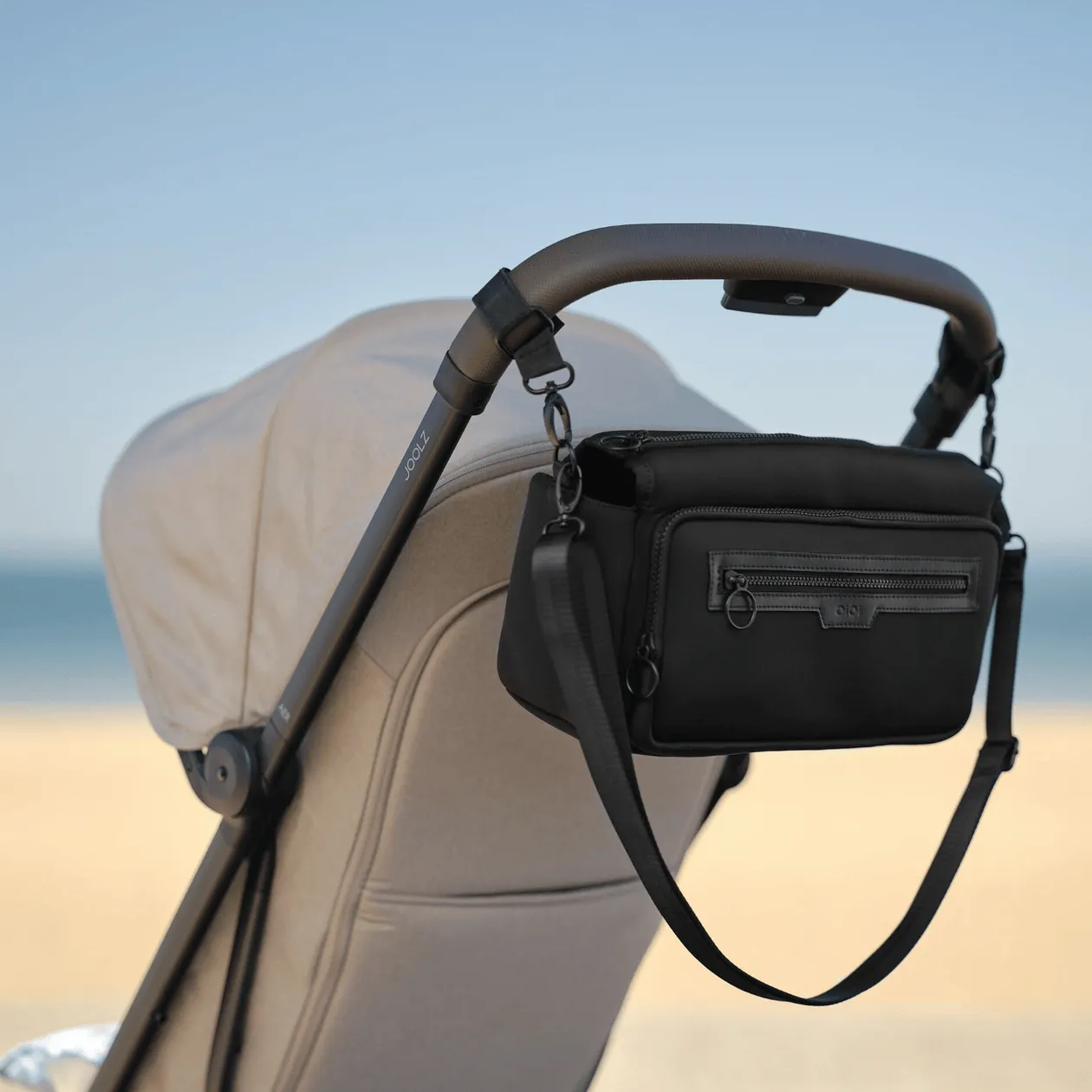OiOi Multitasker Stroller Organiser - Black Neoprene