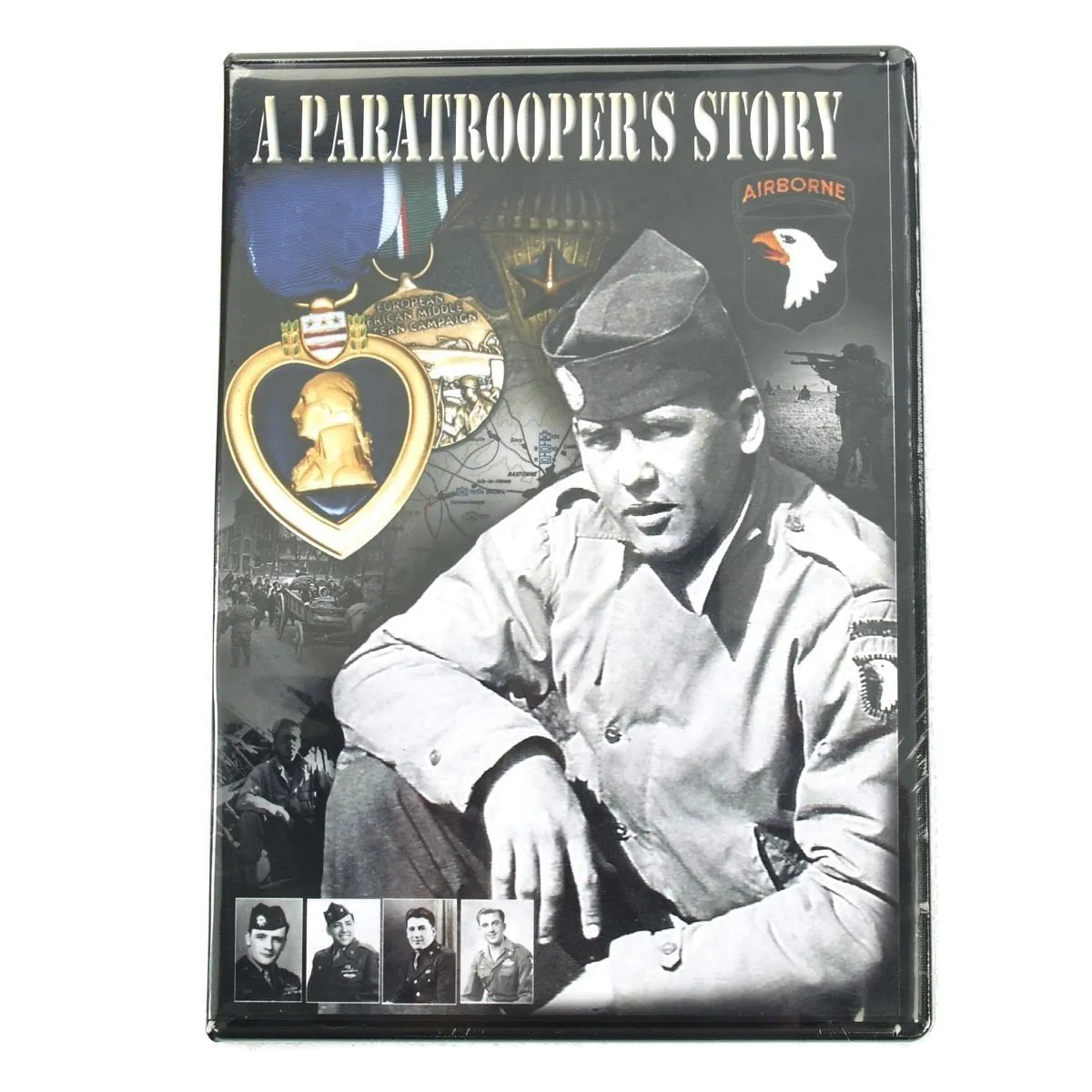 Original U.S. WWII 501st PIR Joe McGinley M1942 Paratrooper Jump Uniform with Letter and DVD
