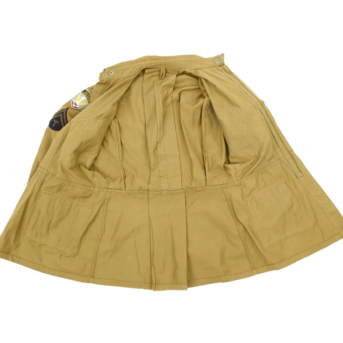 Original U.S. WWII 501st PIR Joe McGinley M1942 Paratrooper Jump Uniform with Letter and DVD