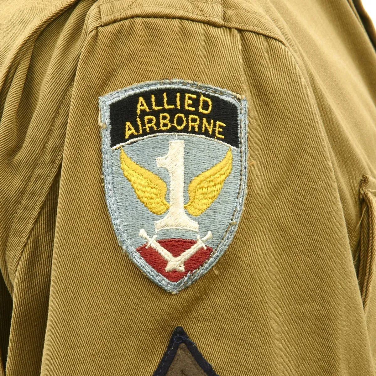 Original U.S. WWII 501st PIR Joe McGinley M1942 Paratrooper Jump Uniform with Letter and DVD
