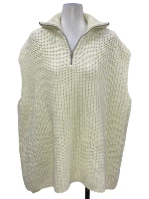 Porcelain Sleeveless Knitted Vest