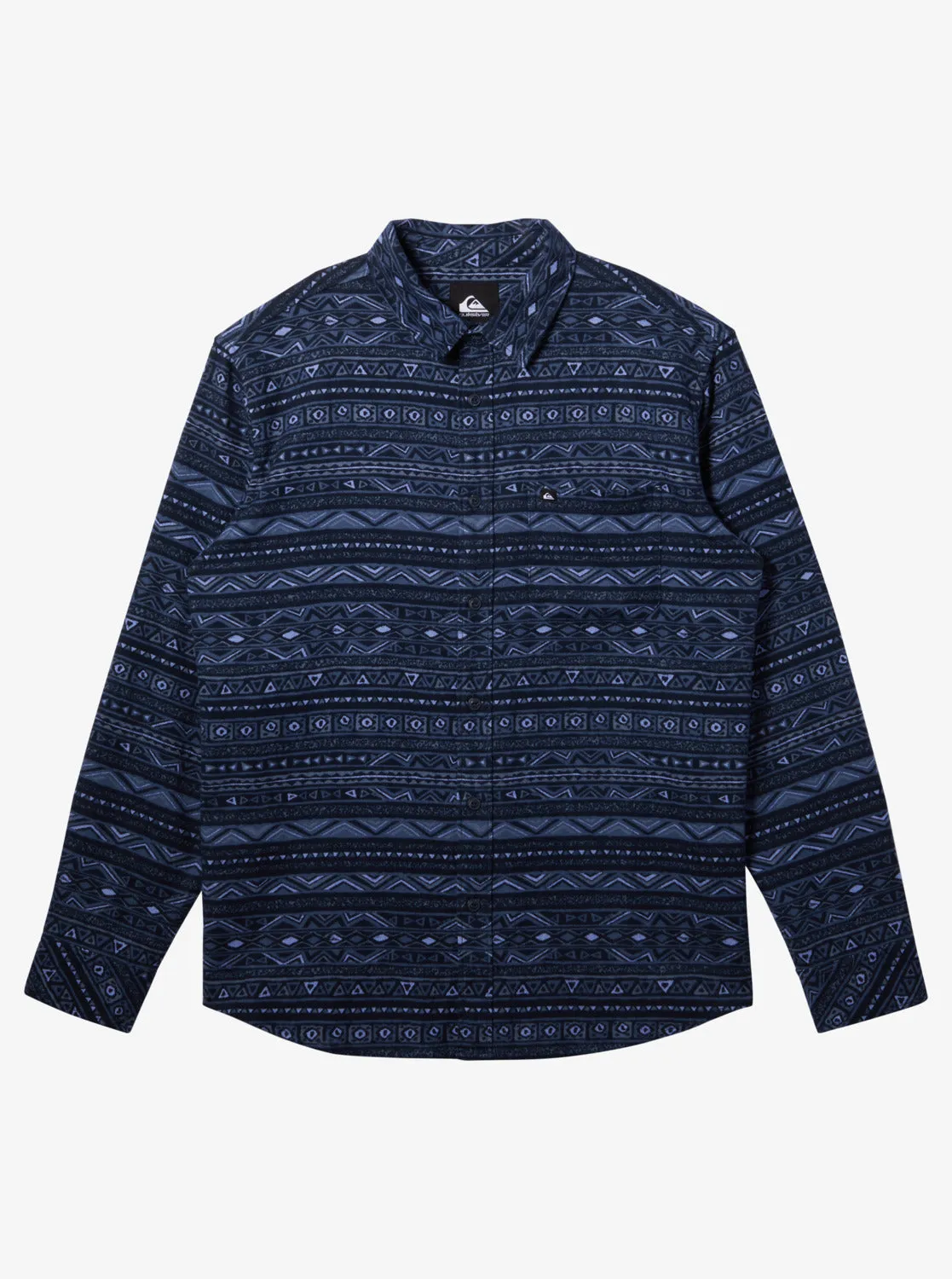 Quiksilver Men's Classic Flannel Shirt Dk Navy Aop AQYWT03361-KTP8